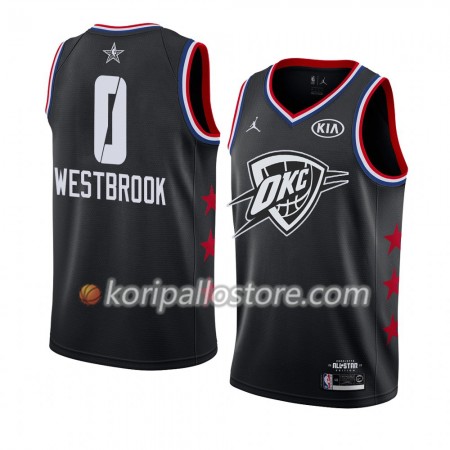 Oklahoma City Thunder Russell Westbrook 0 2019 All Star Jordan Brand Musta Miesten Pelipaidat Swingman 